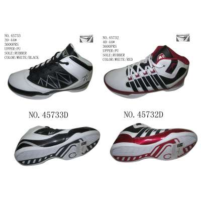 No. 45732 Two Color Men Stock Basketball Shoes